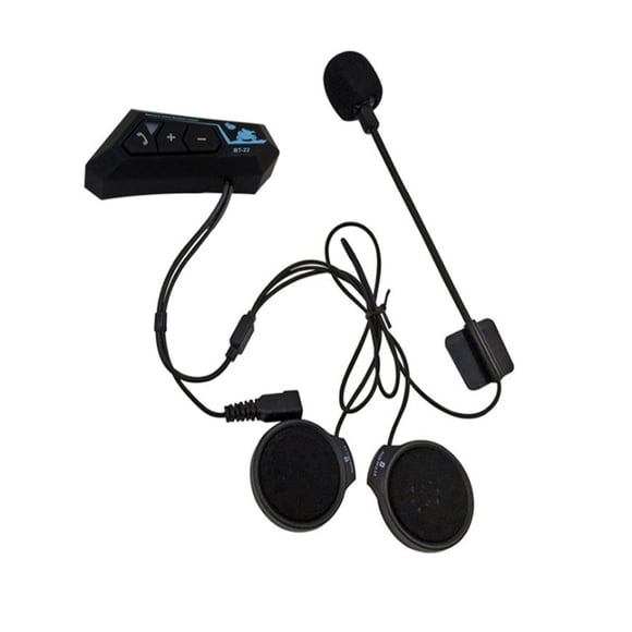Kieccall Motorcycle Helmet Bluetooth Headset 7 - Bluetooth 5.0 Low Power Design, Long Battery Life & Clear Music/Audio for Riders