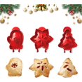 thumbnail image 1 of Molde de mini pastel navideño, molde de prensa para tartas de mano para hornear, molde de pastel de manzana, moldes para tartas de mano para fiestas, cortadores de galletas de calabaza, para, 1 of 8