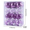 thumbnail image 1 of 24Pcs Christmas Tree Ornament Pendant Party Supplies Tree Hanging Plastic Ball, 1 of 2
