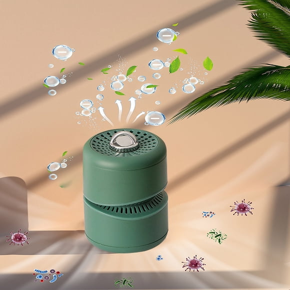 Nilvkv Mini Car Air Purifier Portable Aromatherapy Negative Ion Purification Quiet USB Charging for Car Home Office