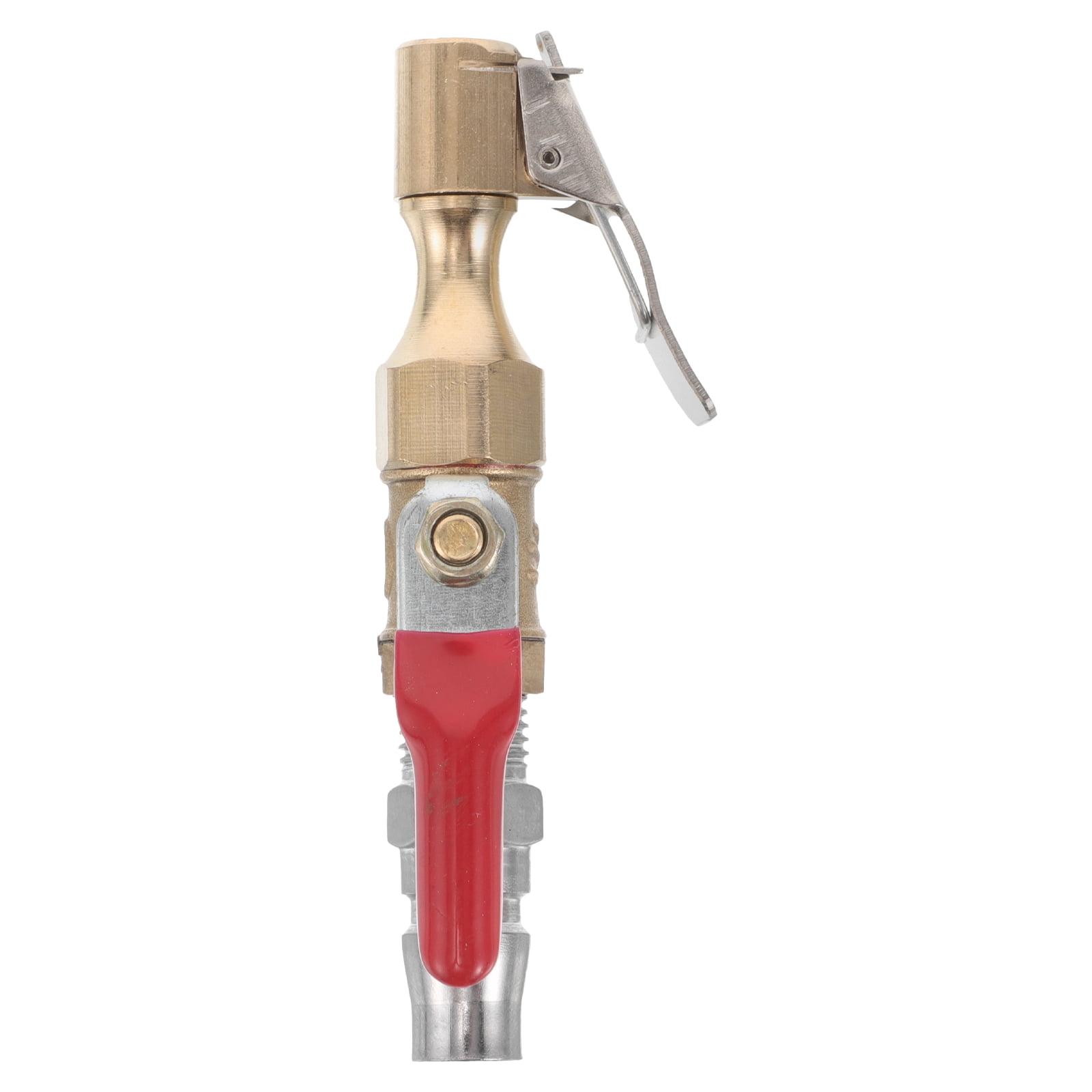Car Air Compressor Tire Inflator with 1 Set Metal Clip On Air Chuck for Tires Inflator Locking Air Chuck Tire Inflator Attachment