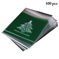 thumbnail image 1 of 100PCS Christmas Treat Bags Creative Patterns Cookie Bags Candy Treat Bags, 1 of 10