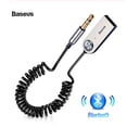 thumbnail image 2 of BASEUS USB Bluetooth Adapter Dongle Cable for Car 3.5mm Jack Aux Bluetooth Receiver Speaker Audio Music Transmitter Color:black, 2 of 8