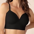 thumbnail image 2 of FhsagQ Bra Bras for Women Push up Bra Crotchless Bras for Women Bralettes for Women with Support Bras for Women Plus Size Blue with Matching Robe Womens Bras Black XXL, 2 of 9