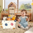 thumbnail image 2 of Collapsibles Storage Basket Dirty Laundry Basket Waterproof Sundries Toy Storage Basket Cabinet Sundries Storage Box, 2 of 6