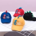 thumbnail image 3 of Cute Children Boy Girl Cartoon Dinosaur Baseball Cap Snapback Adjustable Sun Hat, 3 of 10