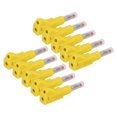 thumbnail image 2 of Fiche de Fil de Haut-Parleur Rétractable, 10PCS Droite Isolée Empilable Banane Fiche CAT II 600V 32A pour Équipement Numérique 3C Rouge, Noir, Jaune, Bleu, Vert, 2 of 8
