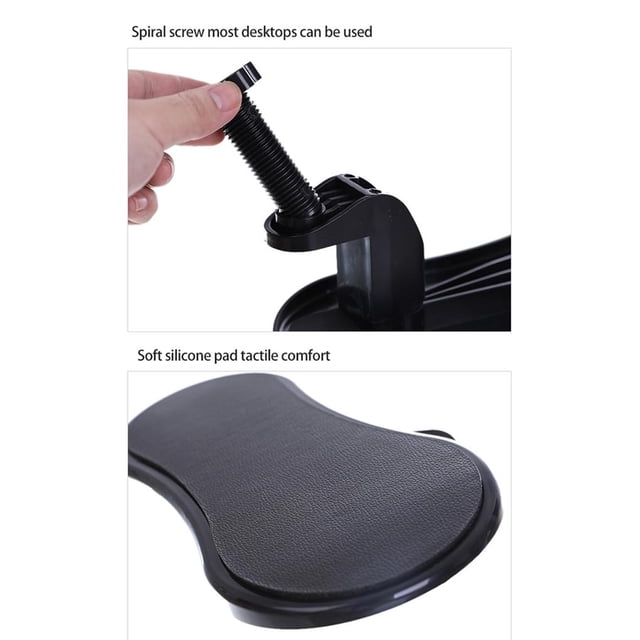 Maoww Appui-Bras pour Bureau d'Ordinateur Ergonomique Réglable Rallonge d'Accoudoir de Bureau pour la Maison et le Bureau Rouge
