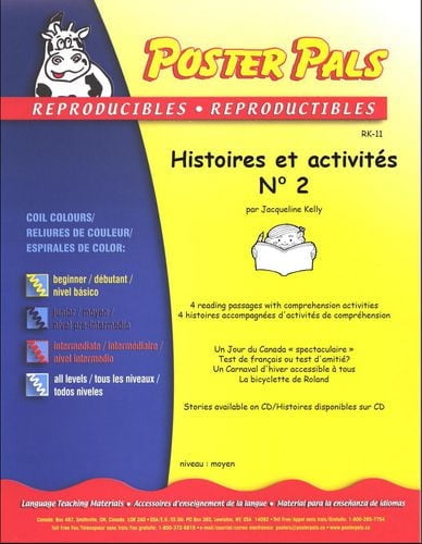 Poster Pals French (Fsl) Stories & Activities No.2 Classroom Reproducible Masters