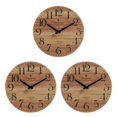 thumbnail image 1 of mmirethe Unique Style Round Wall Clock Timeless For Any Space Durable Construction Decorative Wall Clock As Shown type 5 3Set, 1 of 6