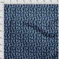 thumbnail image 4 of oneOone Viscose Jersey Blue Fabric Abstract Craft Projects Decor Fabric Printed By The Yard 60 Inch Wide, 4 of 4