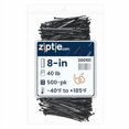 thumbnail image 2 of ZipTie.com Attache de Câble Multi-Usage Noir 8 Pouces, Résistance à la Traction 40 Lb, Type 21, Lot de 500, 2 of 4
