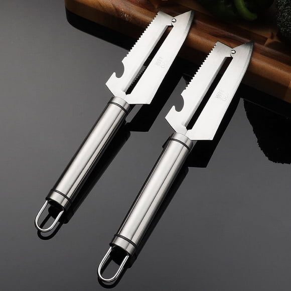Fridja Liquidation à Moins de 5$ Couteau d'Office en Acier Inoxydable Outil de Cuisine Multi-Usage Raboteuse Ouvre-Bouteille Couteau à Fruits Déchiqueteuse de Pommes de Terre