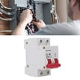 thumbnail image 4 of Disjoncteur 2P, Opération Sécurisée Taille Compacte Facile à Installer Protection de Circuit Résistante à l'Usure Interrupteur à Air DC 500V pour Équipements Électriques 63A, 4 of 8