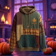 thumbnail image 2 of LUOGENLI Chandails à Capuche pour Hommes Petit Graphique Imprimé d'Halloween Chandail à Capuche à Enfiler Manches Longues Veste Décontractée avec Design Graphique pour l'Automne Chandails à Capuche pour Hommes Petite Taille TG, 2 of 3