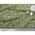 thumbnail image 2 of Soimoi Cotton Voile Fabric Paisley Block Print Sewing Fabric Yard 56 Inch Wide, 2 of 3