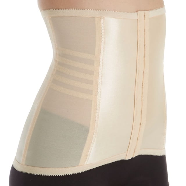 Women's Rago 821 Shapette Satin Panel Waist Cincher (Beige 8X)