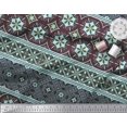thumbnail image 2 of Soimoi Rayon Fabric Swirls & Floral Artistic Decor Fabric Printed Yard 56 Inch Wide, 2 of 3
