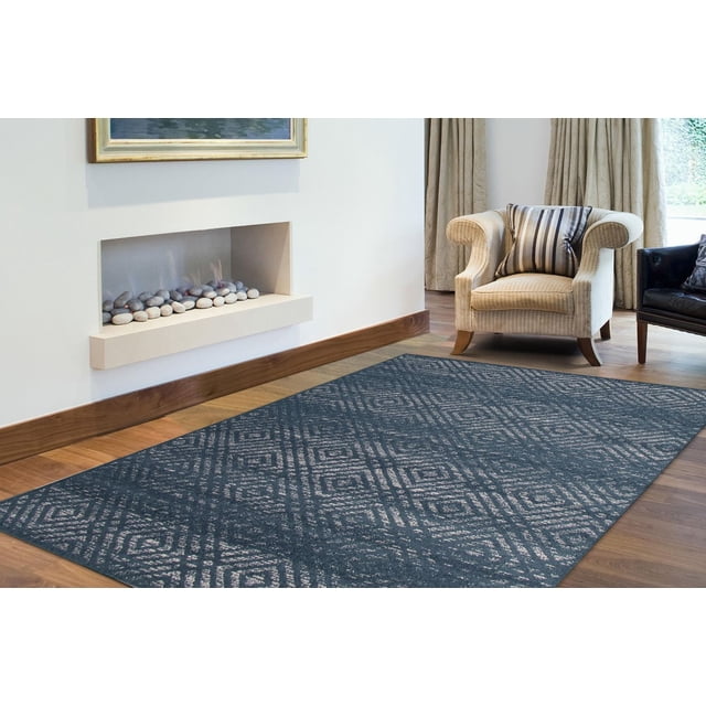 Tapis d'Interieur ECARPET Géométrique pour Salon Collection Ember