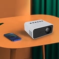 thumbnail image 2 of XZNGL Micro Usb to Micro Usb Cable Hd Projector 24 Ansi Home Video Projector Compatible with Usb| Av| Micro Sd| Audio Interface| Usb Flash Drive| Ios & Android Smartphone, 2 of 9