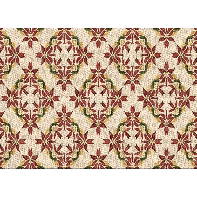 Ahgly Company Tapis d'Intérieur Lavables en Machine, Rectangle Transitionnel Doré Blond Doré, 8' x 12''