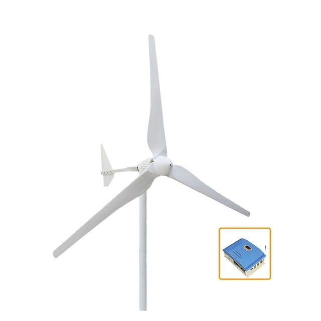 Wind Turbine Generator 1000W 5000W 10KW Wind Turbine Generato Three Phase AC Output 48v 96v 110v With Free MPPT Charge Controller ,Easy to Install