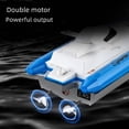 thumbnail image 4 of RC Boat  2.4G Remote Control Boat for Pools and Lakes Pond Garden  Blue  1 Battery, 4 of 5