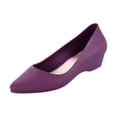thumbnail image 3 of XZNGL Summer Solid Color Jelly Shoes Fashion Non-slip Soft Bottom Womens Shoe Sandals, 3 of 9