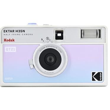 KODAK EKTAR H35N Half Frame Retro Film Camera (BT21 EDITION) 35mm, Reusable, Focus-Free, Bulb Function, Built-in Star Filter, Coated Improved Lens