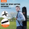 thumbnail image 2 of VEVOR Badminton Net, Height Adjustable Volleyball Net, 14ft Wide Foldable Pickleball Net, Portable Easy Setup Tennis Net Set with Poles, Stand and Carry Bag, for Kids Backyard Game Indoor Outdoor Use, 2 of 9