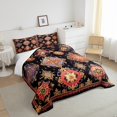 thumbnail image 3 of YST Bedding European-Style Comforter Set - Victorian Classical Luxuary Bedding Comforters & Sets - Boho Baroque Jacquard Gothic Quilt - Full - 3-Pieces Mothers Day Gifts, 3 of 5