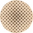 thumbnail image 1 of Ahgly Company Tapis Rond Lavable en Machine Intérieur Transitionnel Brun Cuivré, 3 Pieds Rond, 1 of 7