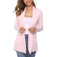 thumbnail image 3 of Faithtur Cardigan Simple pour Femmes, Tricot Uni à Manches Longues, 3 of 9