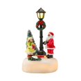 thumbnail image 3 of Elodie Christmas Village Scene Lamp Post Figurine Collectible Resin for Table Decor Style A, 3 of 8
