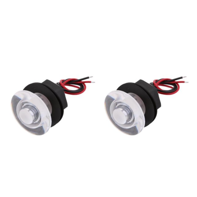Ruiboury Boat LED Livewell Courtesy Stair LED Light Lamp Waterproof and Versatile White 2Set