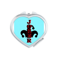 thumbnail image 1 of Monochrome Playing Card Joker Mirror Travel Magnification Portable Handheld Pocket Makeup, 1 of 3