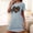 Blue, variant on Sakmal Oversized Moomoos for Women Sleep Pink Cute Lightweight Loungewear Short Crew Neck Short Sleeve Leopard Print Nightgowns S-2XL