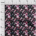 thumbnail image 2 of oneOone Rayon Black Fabric Florals Fabric For Sewing Printed Craft Fabric By The Yard 56 Inch Wide, 2 of 4