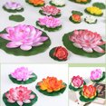 thumbnail image 3 of Xingzhi Lotuses en Mousse Flottante Réalistes 5x, Application Grand, Écologiques, Rouge Vif 1Ensemble, 3 of 6