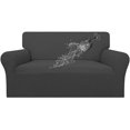 thumbnail image 1 of EcoNesxp Housse Imperméable pour Causeuse Gris Foncé Housse de Sofa Double Imperméable Convenant aux Enfants, 1 of 5