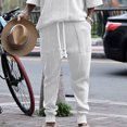thumbnail image 1 of Mefallenssiah Men'S Solid Color Sport Loose Pleated Small Legs Lace-Up Solid Color Full Length Pants, 1 of 1