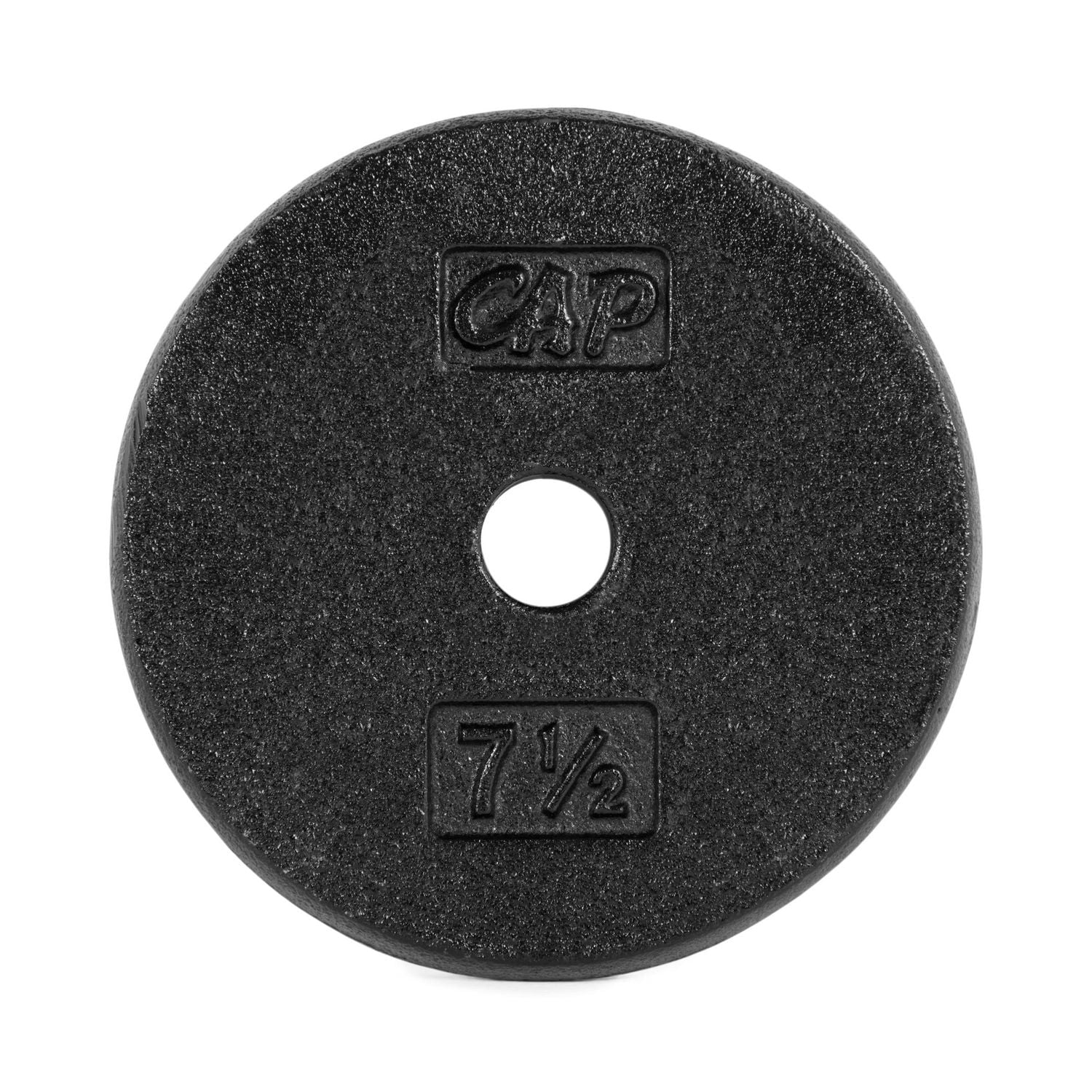 CAP Barbell 1-Inch Cast Iron Weight Plate, Black, Single, 12.5 lb