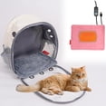 thumbnail image 1 of Self-Warming Pet Heating Pad Adjustable Temperature Control with Timer for Indoor Use Soft Mat Safe Chew Cord Design, 1 of 5
