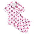 thumbnail image 4 of Ensemble de Pyjama pour Garçon, Imprimé Graphique, Ensemble de Pyjama pour Filles à Boutons, Pyjama pour Enfants, Nuisette, Pyjama pour Enfants, Filles 8-10 Ans, 4 of 5