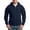 Navy, variant on Ediodpoh 2025 Autumn Winter Menswear Plus Thickened Solid Color Zipper Cardigan Loose Fashion Hoodie Men's Fashion Hoodies & Sweatshirts White M
