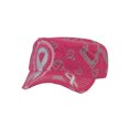 thumbnail image 2 of Top Headwear Casquette Ajustable Imprimée pour Femmes - Ruban Rose, 2 of 2