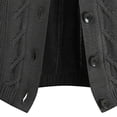 thumbnail image 5 of WREESH Autumn Cardigan Solid Color Personality Slim Button Everyday Casual Men's Sweater, 5 of 5