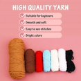 thumbnail image 4 of Knitting Kit for Adults Crochet Animal Kit for Beginners with Step-by-Step Instructions Crochet Yarn Crochet Accessories, 4 of 6