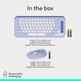 thumbnail image 3 of Logitech Combo Icône POP, Combo Clavier et Souris Bluetooth, Frappe Confortable, Touches et Boutons Programmables, Clics Silencieux, Commutation Facile jusqu'à 3 Dev, 3 of 11