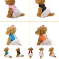 thumbnail image 2 of MesaSe Tenue en Maille pour Animaux de Compagnie Robe Jupe Laisse Corde Harnais Vêtements Robe Bleue m, 2 of 9
